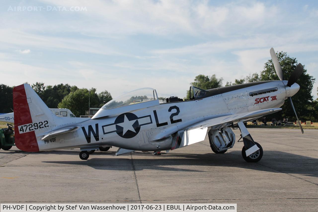 PH-VDF, 1944 North American TF-51D Mustang C/N 122-39381, Ursel Avia 2017