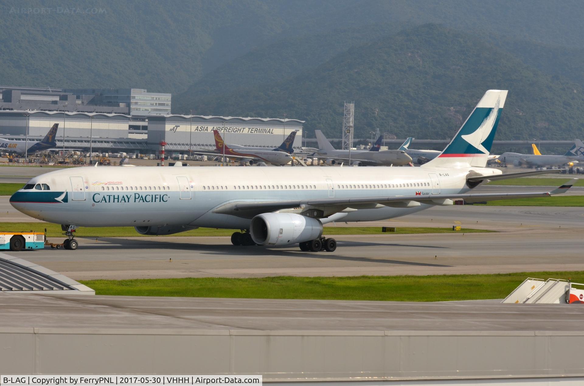B-LAG, 2007 Airbus A330-343X C/N 895, Cathay A333 under tow