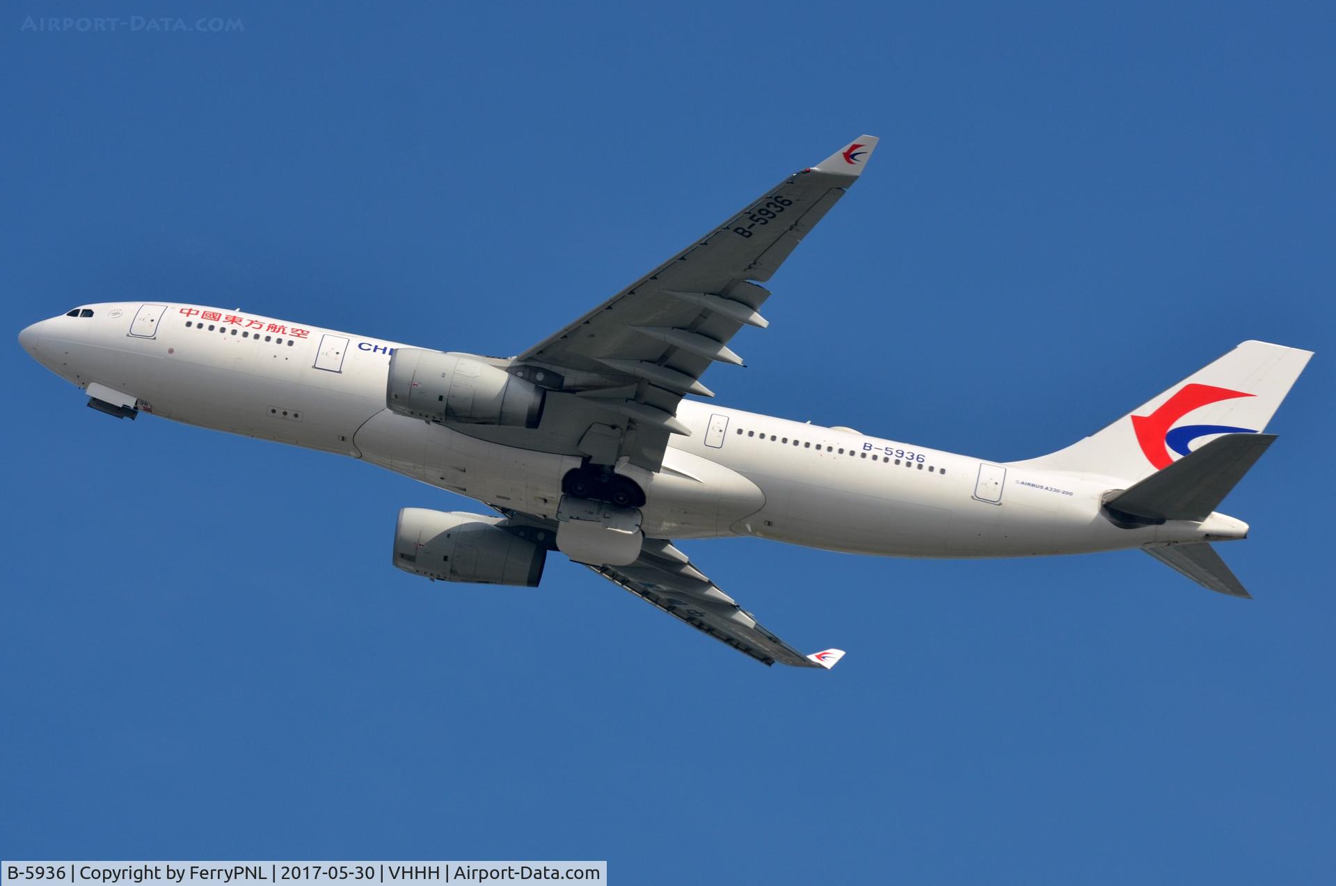 B-5936, 2013 Airbus A330-243 C/N 1461, China Eastern A332 departing.