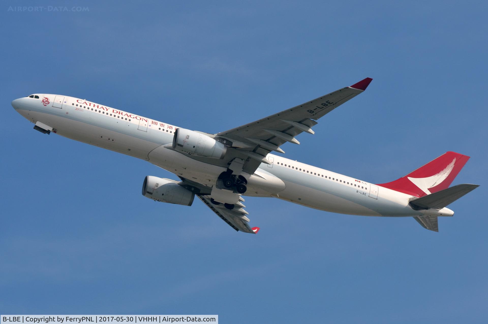 B-LBE, 2014 Airbus A330-343 C/N 1523, Cathay Dragon A333 taking-off.