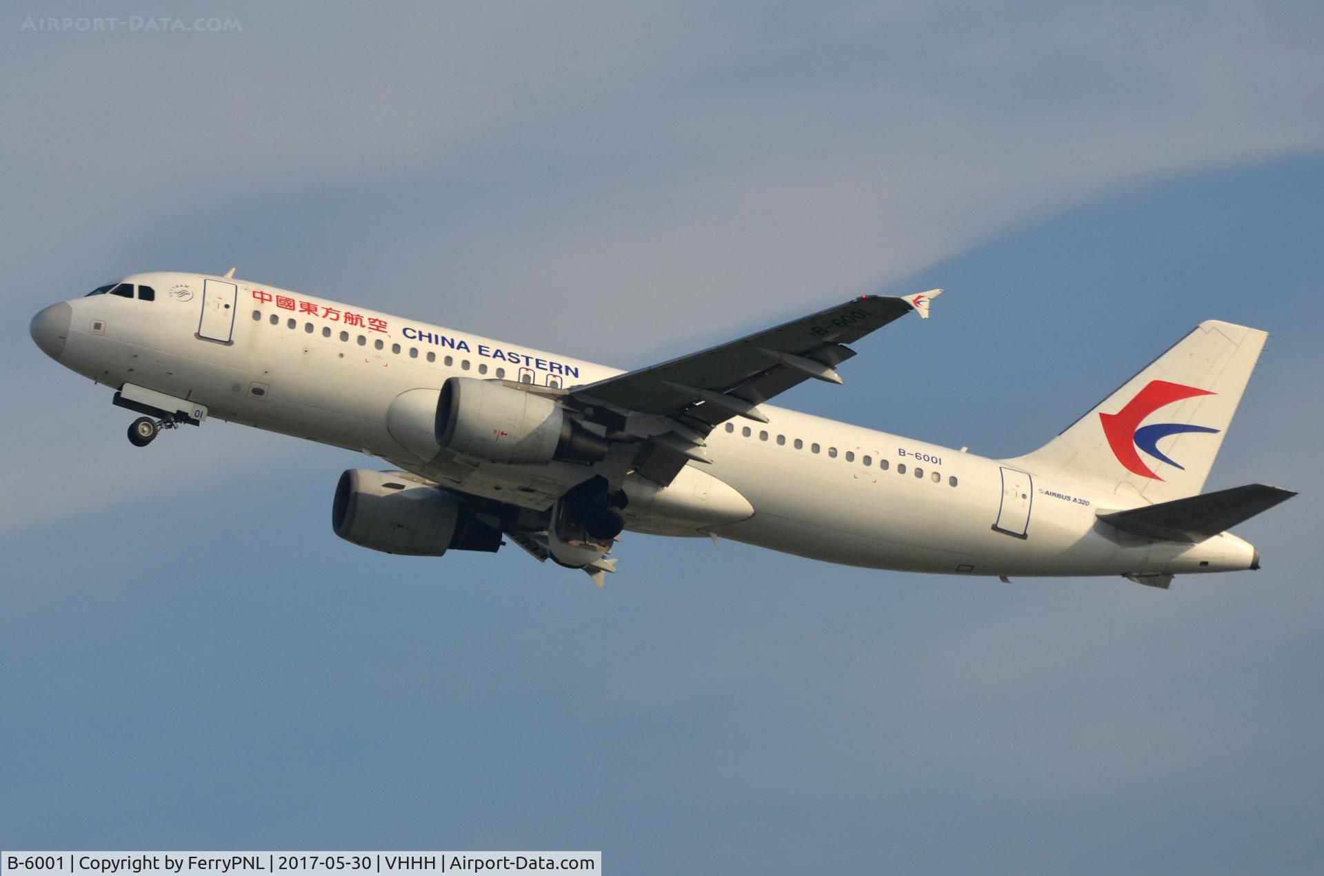 B-6001, 2003 Airbus A320-214 C/N 1981, China Eastern A320 taking-off.