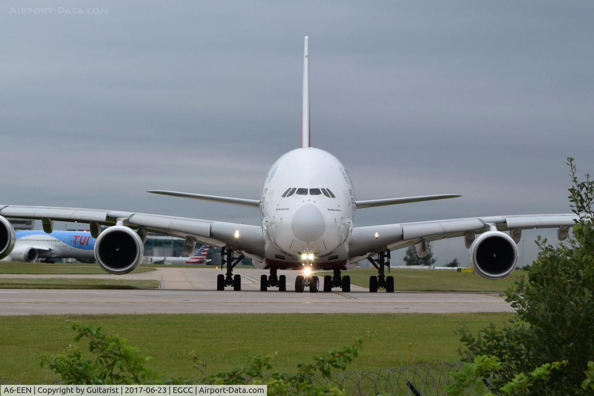 A6-EEN, 2013 Airbus A380-861 C/N 135, At Manchester