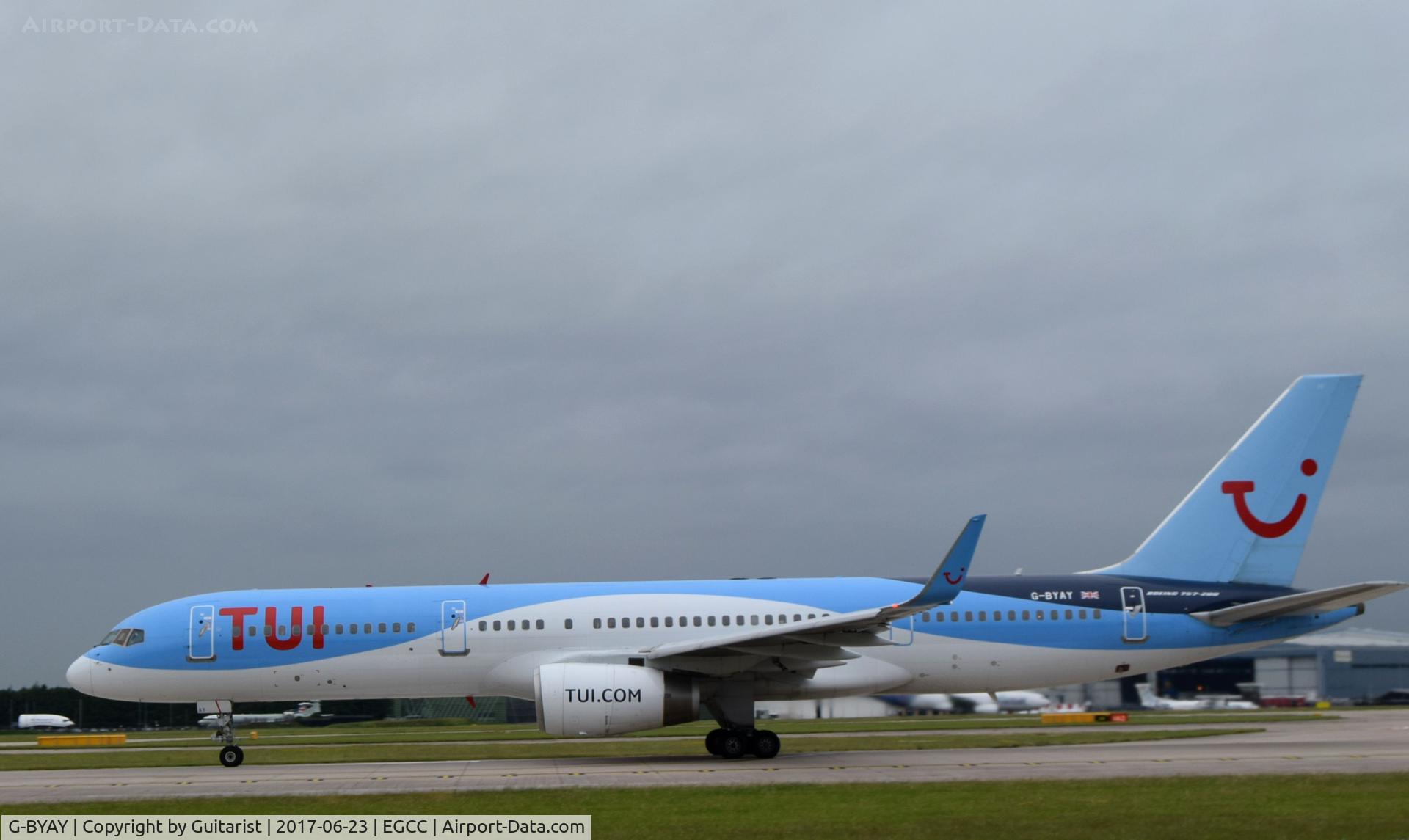 G-BYAY, 1999 Boeing 757-204 C/N 28836, At Manchester