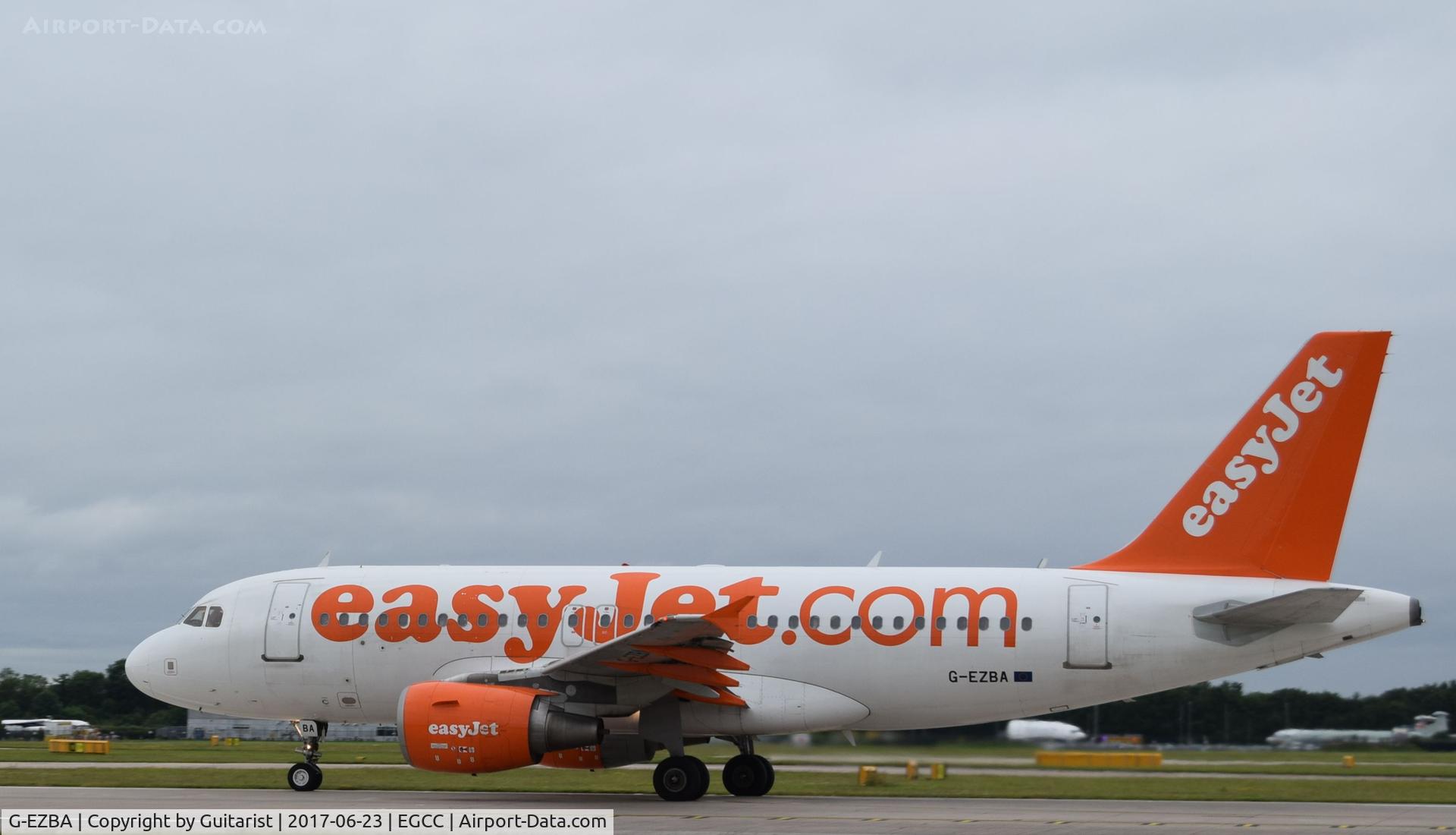 G-EZBA, 2006 Airbus A319-111 C/N 2860, At Manchester