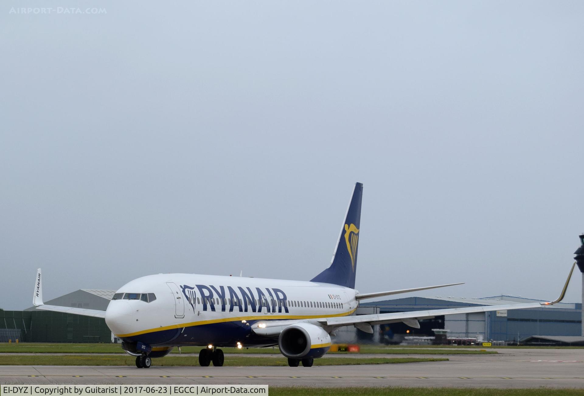 EI-DYZ, 2008 Boeing 737-8AS C/N 37518, At Manchester