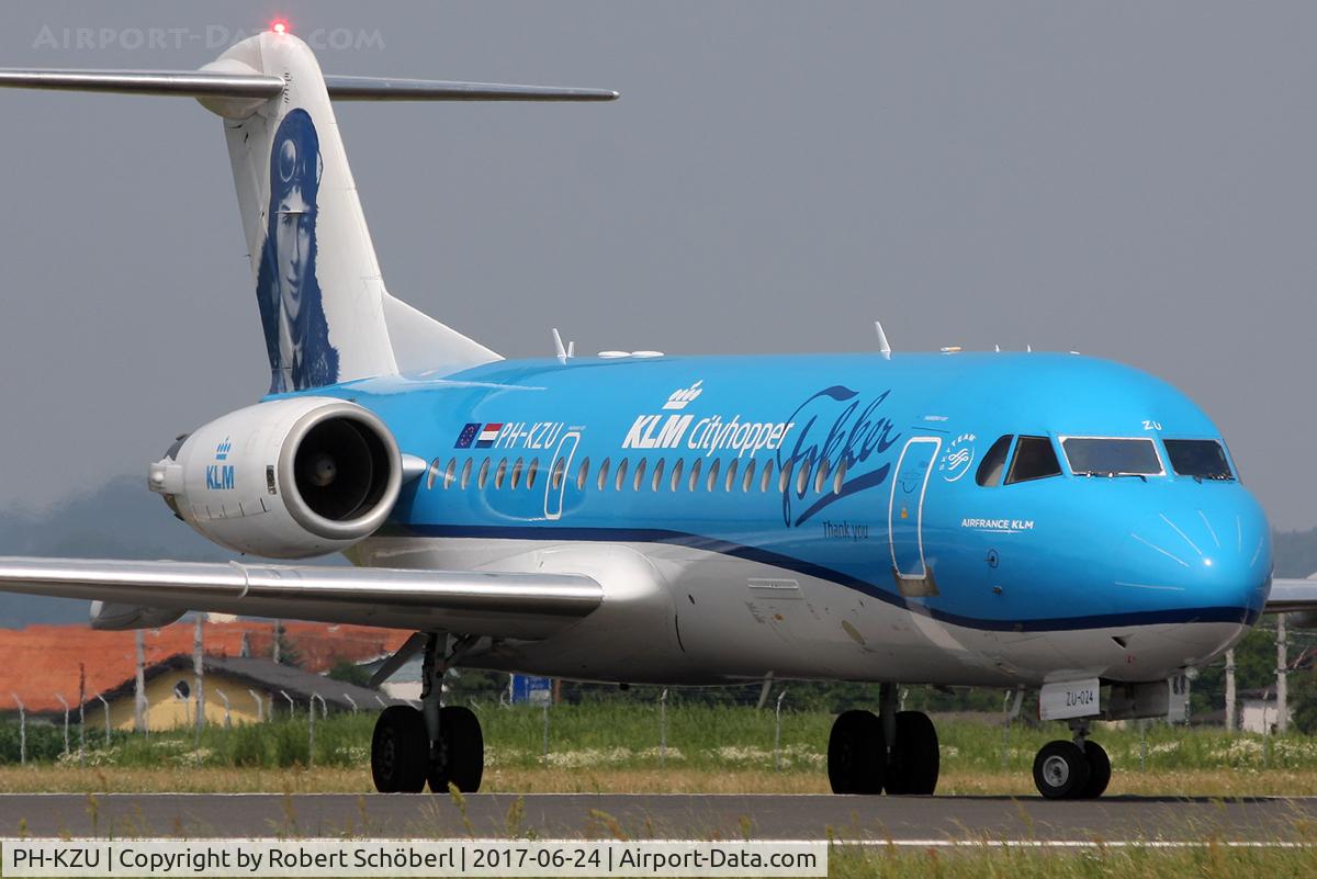 PH-KZU, 1995 Fokker 70 (F-28-0070) C/N 11543, PH-KZU @ LOWG
