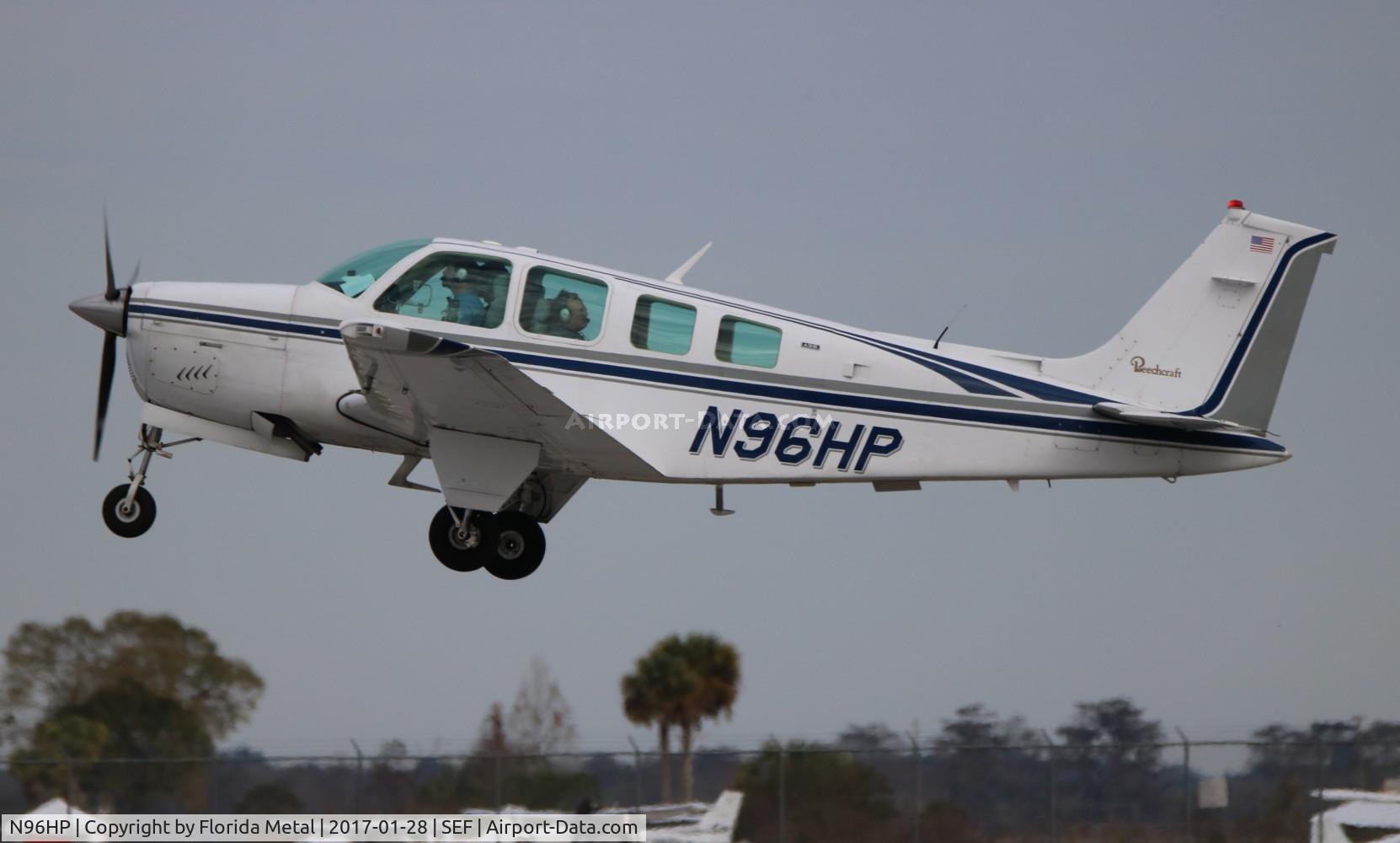 N96HP, 1975 Beech A36 Bonanza 36 C/N E-723, Beech A36
