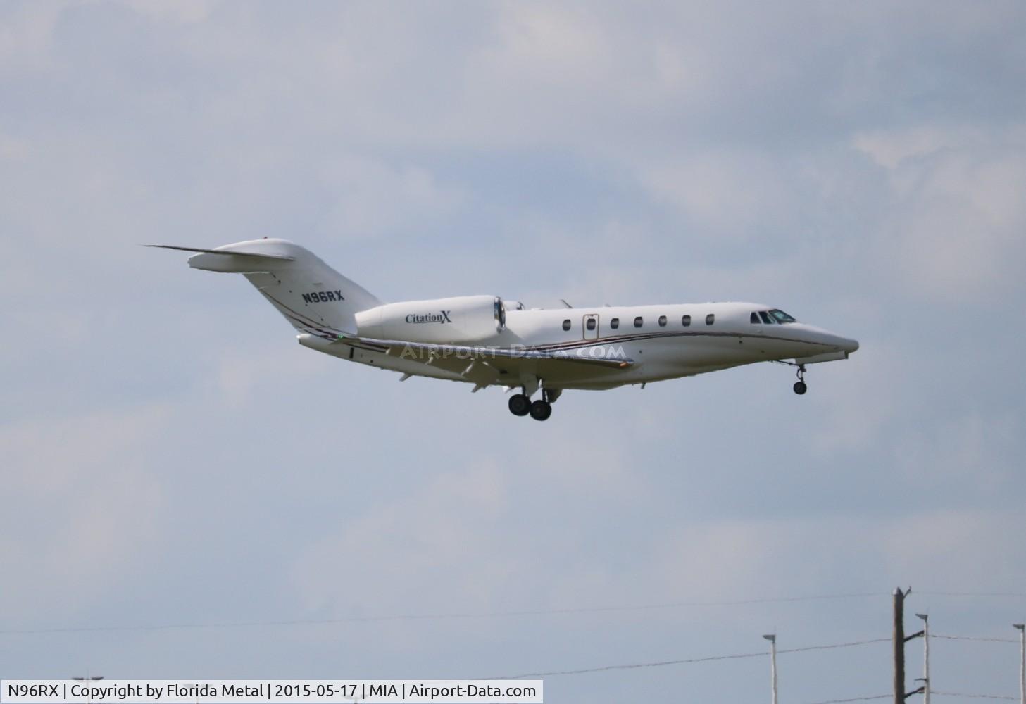 N96RX, 1998 Cessna 750 Citation X Citation X C/N 750-0044, Citation X