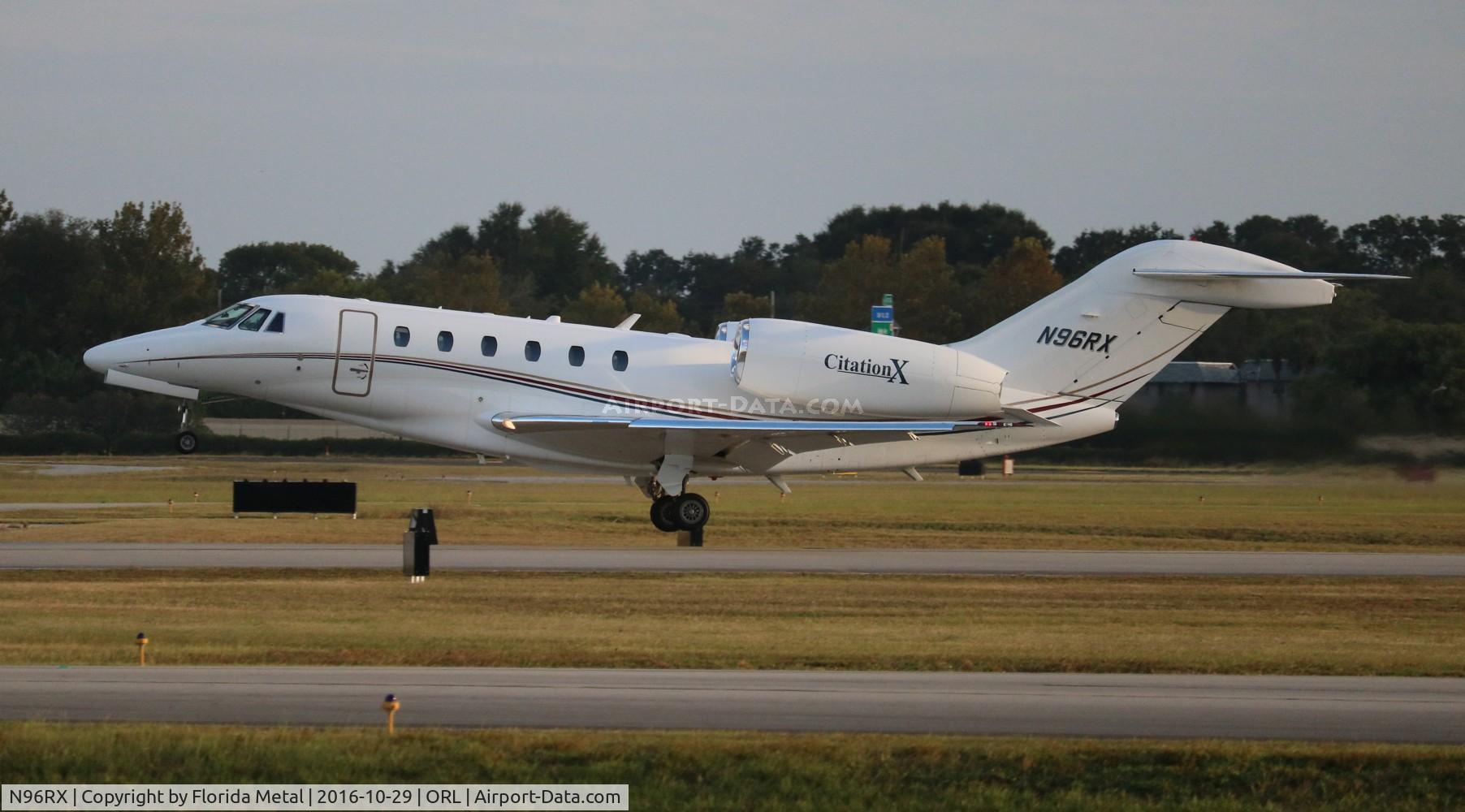 N96RX, 1998 Cessna 750 Citation X Citation X C/N 750-0044, Citation X