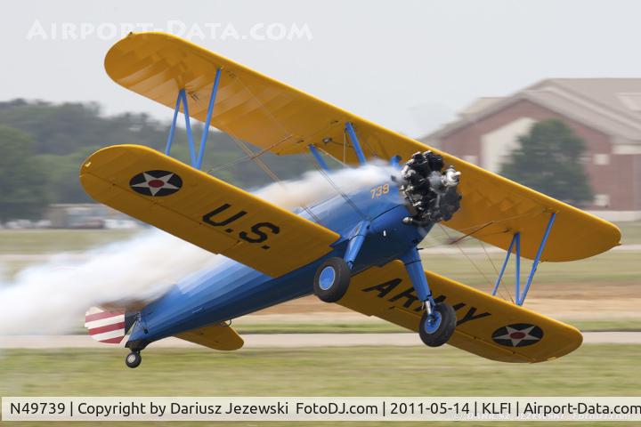 N49739, 1943 Boeing A75N1(PT17) C/N 75-4462, Boeing A-75N1 (PT-17) Stearman CN 75-4462 - John Mohr , N49739