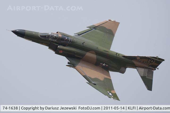 74-1638, 1974 McDonnell Douglas QF-4E Phantom II C/N 4874, QF-4E Phantom 74-1638 TD from 82nd ATRS 53rd WG Tyndall AFB, FL