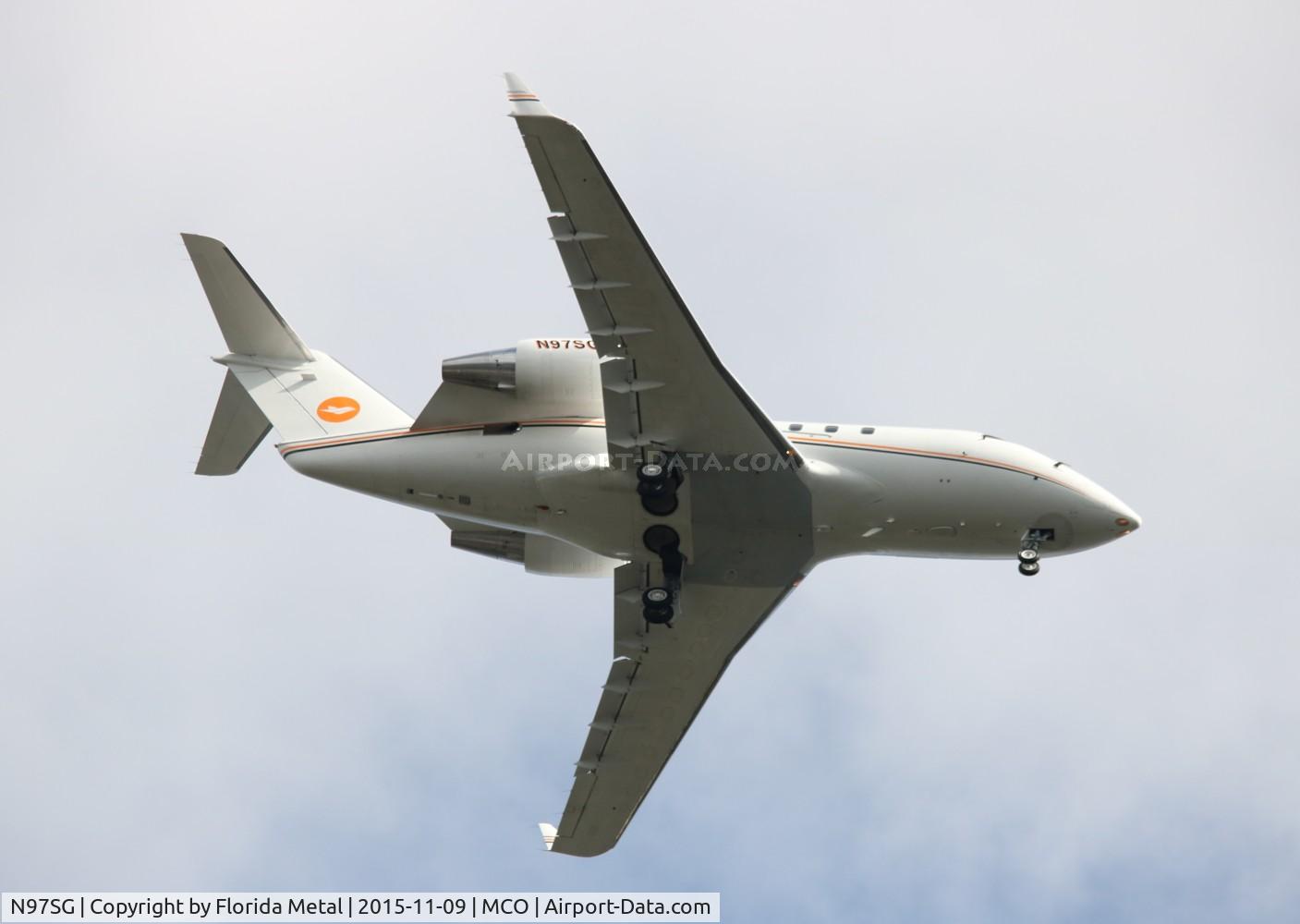 N97SG, 1986 Canadair Challenger 601 (CL-600-2A12) C/N 3051, Challenger