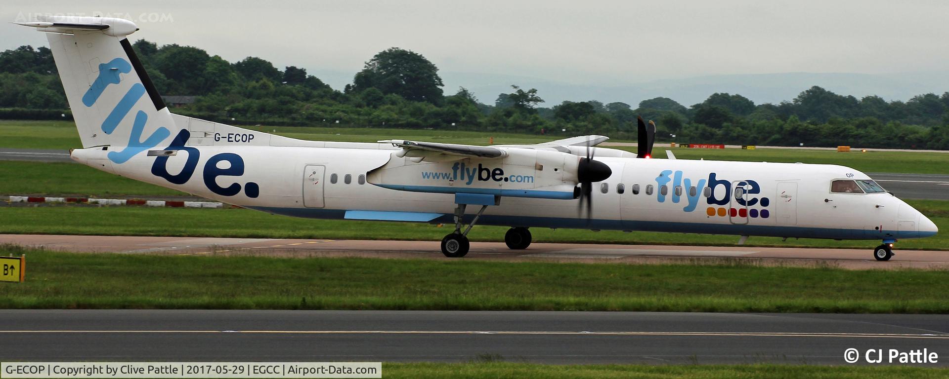 G-ECOP, 2009 De Havilland Canada DHC-8-402Q Dash 8 C/N 4242, At Manchester EGCC