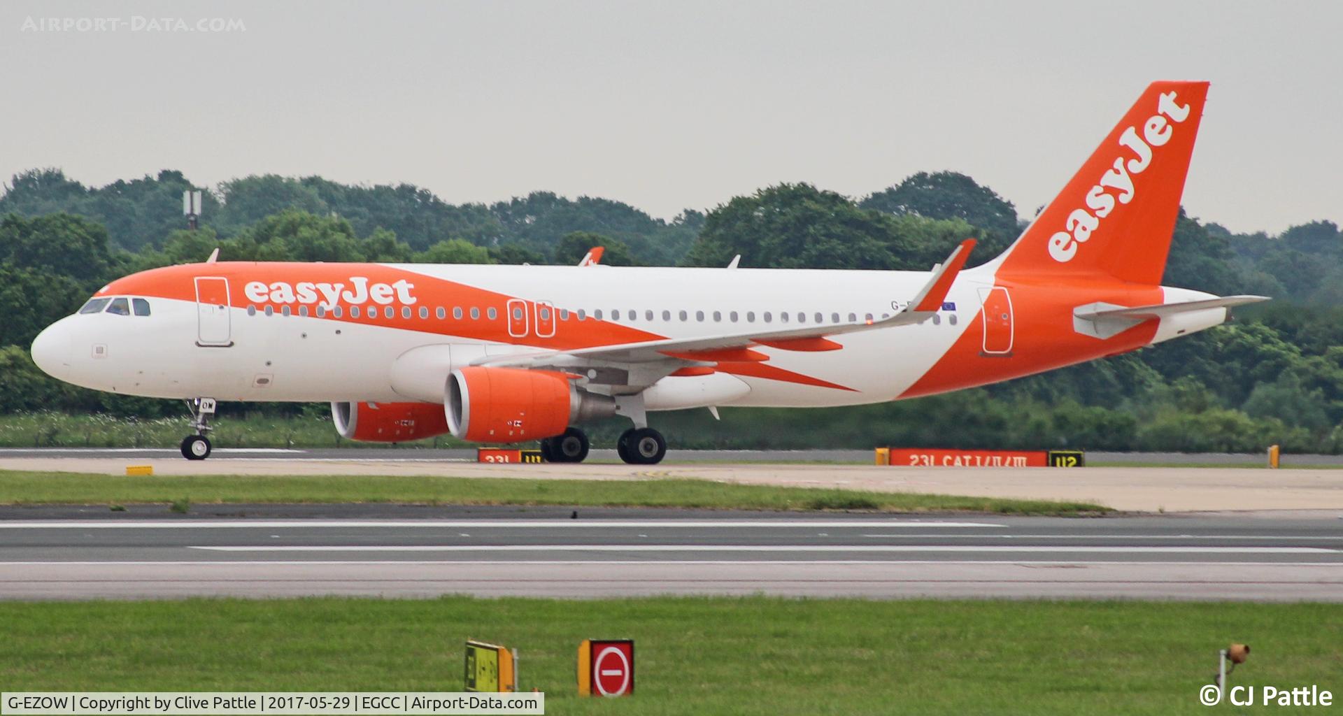 G-EZOW, 2015 Airbus A320-214 C/N 6834, At Manchester EGCC