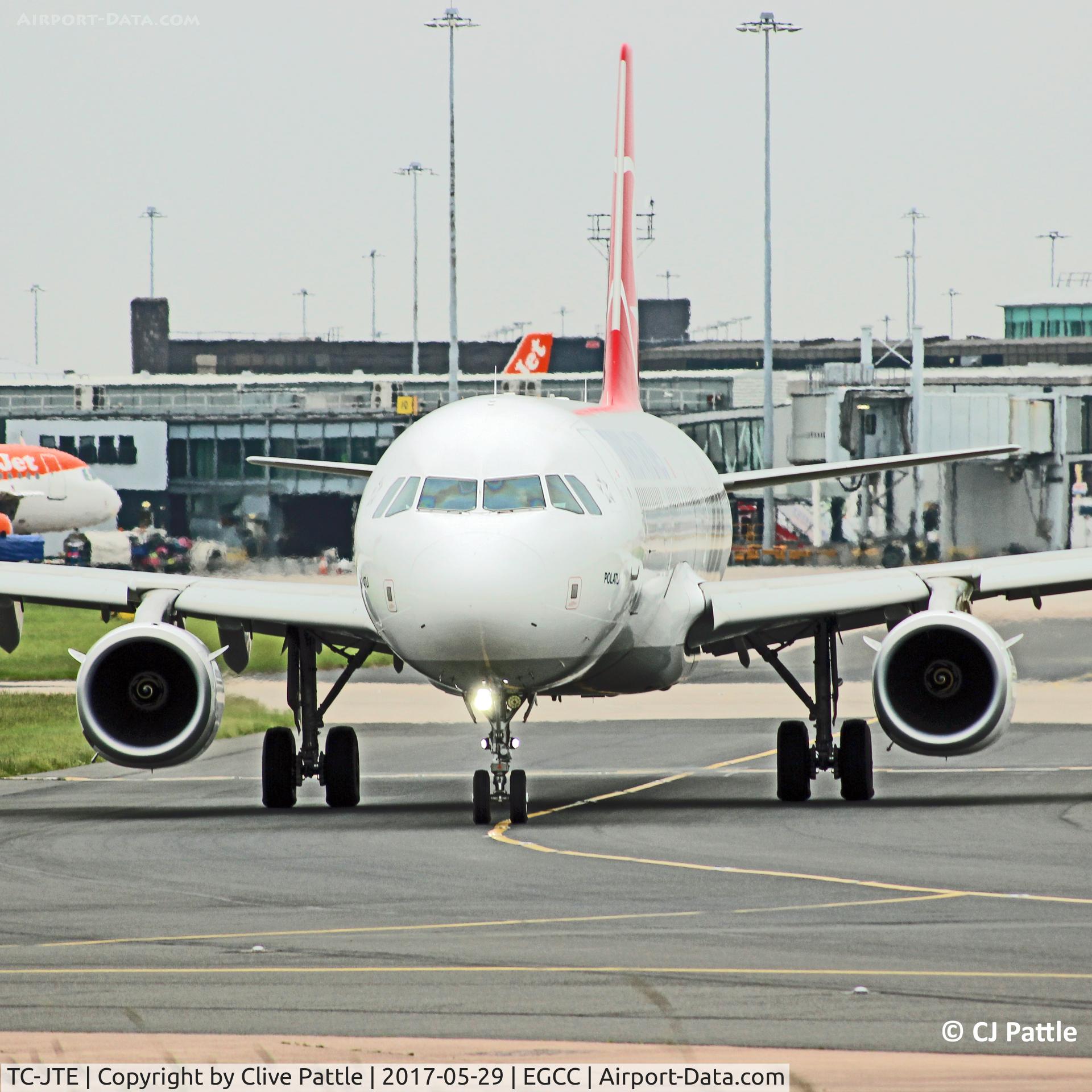 TC-JTE, 2015 Airbus A321-231 C/N 6869, Taxy at Manchester EGCC