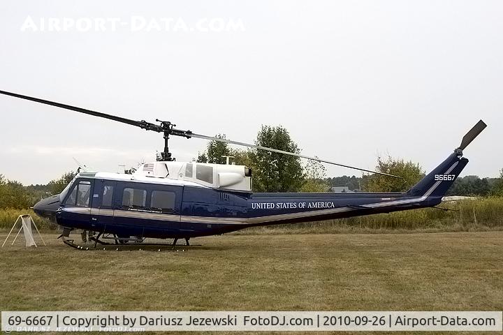 69-6667, 1969 Bell UH-1N Iroquois C/N 31073, UH-1N Twin Huey 69-6667 67 from 1st HS First and Foremost 316th WG Andrews AFB, MD
