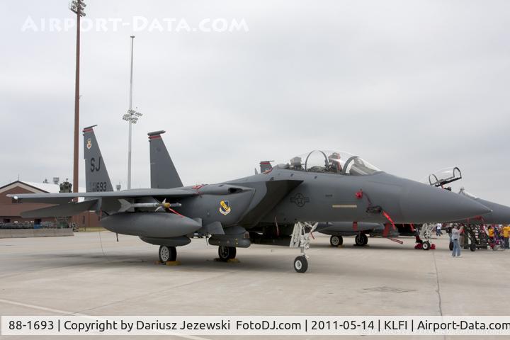 88-1693, 1988 McDonnell Douglas F-15E Strike Eagle Strike Eagle C/N 1102/E077, F-15E Strike Eagle 88-1693 SJ from 334th FS 4th FW Seymour Johnson AFB, NC
