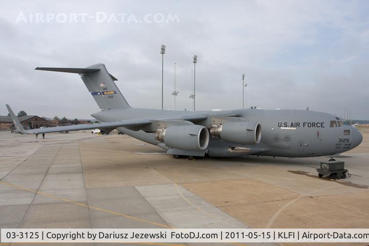03-3125, 2003 Boeing C-17A Globemaster III C/N P-125, C-17A Globemaster 03-3125 from 305th AMW McGuire AFB, NJ