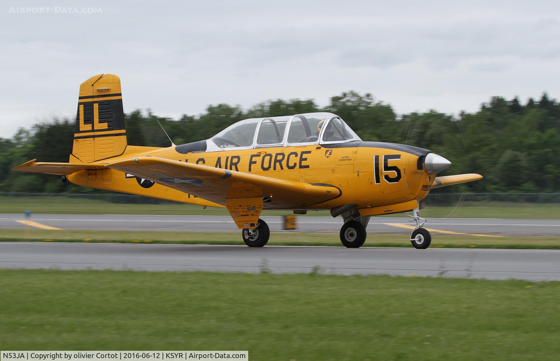 N53JA, Beech T-34A Mentor C/N G-101, syracuse airshow