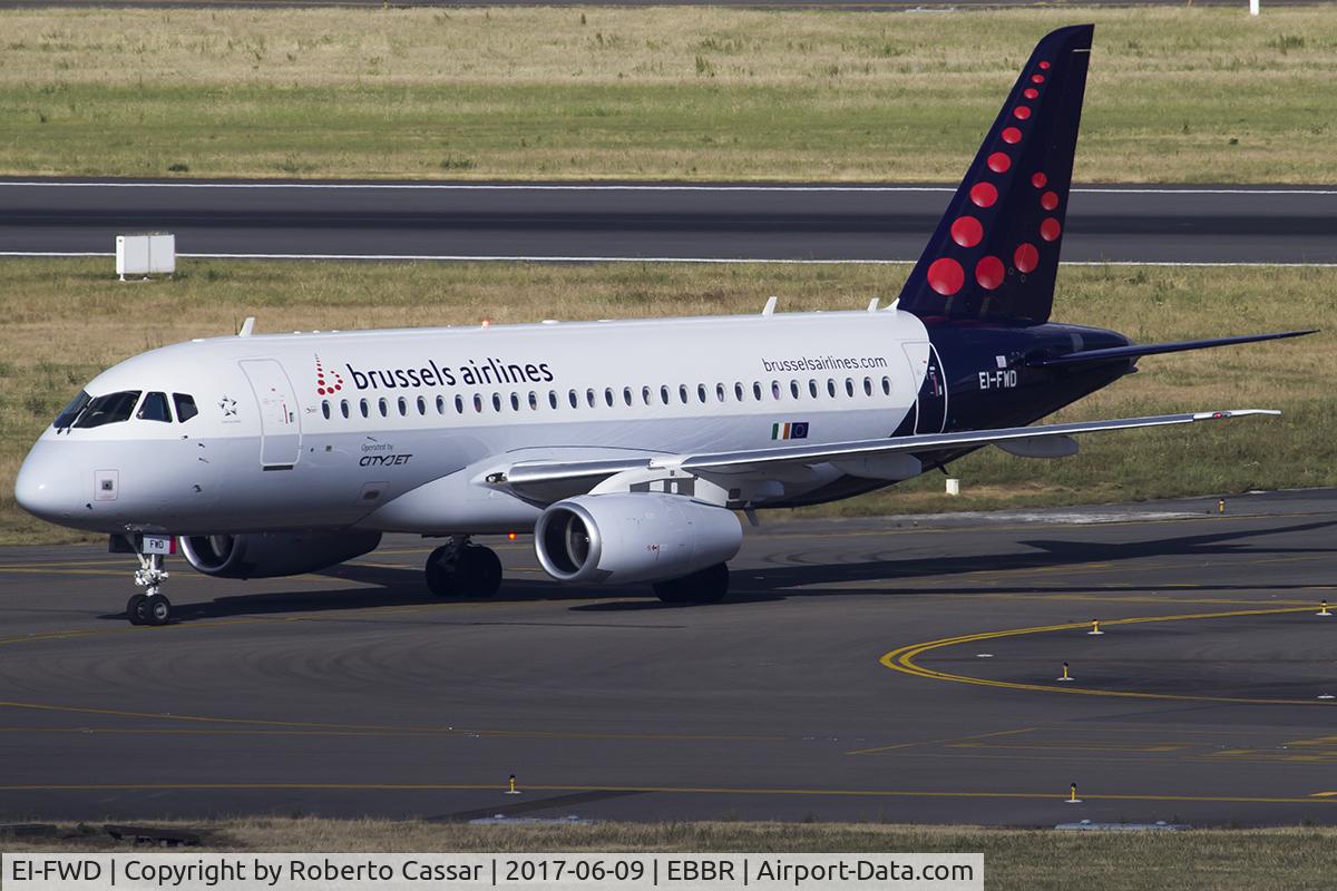 EI-FWD, 2016 Sukhoi Superjet 100 C/N 95105, Brussels