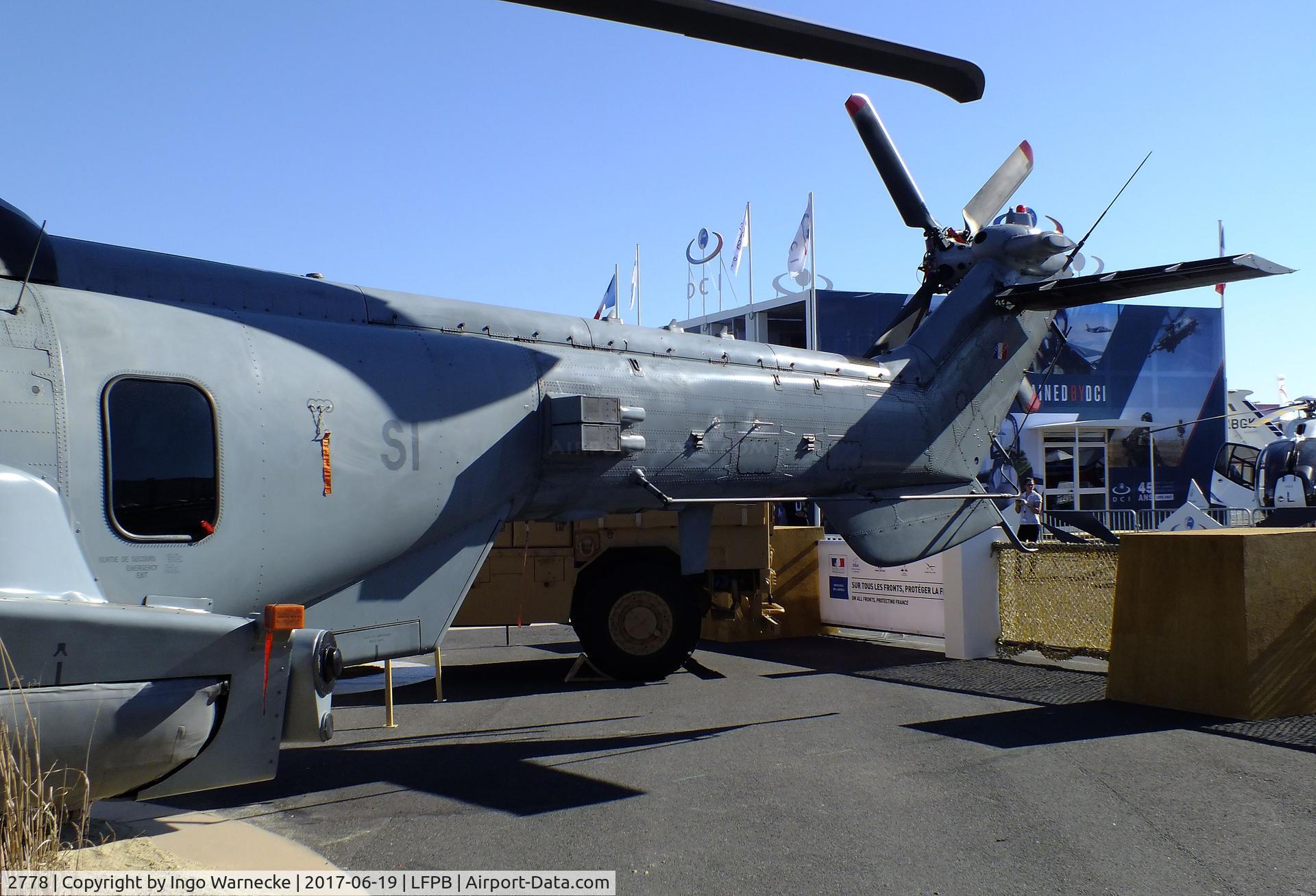 2778, 2012 Eurocopter EC-725R2 Caracal C/N 2778, Eurocopter EC725R2 Caracal of the Armee de l'Air at the Aerosalon 2017, Paris