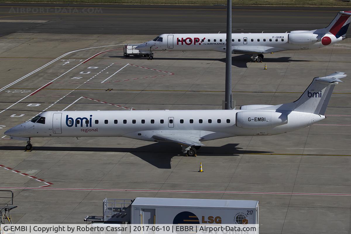 G-EMBI, 1999 Embraer EMB-145EU (ERJ-145EU) C/N 145126, Brussels