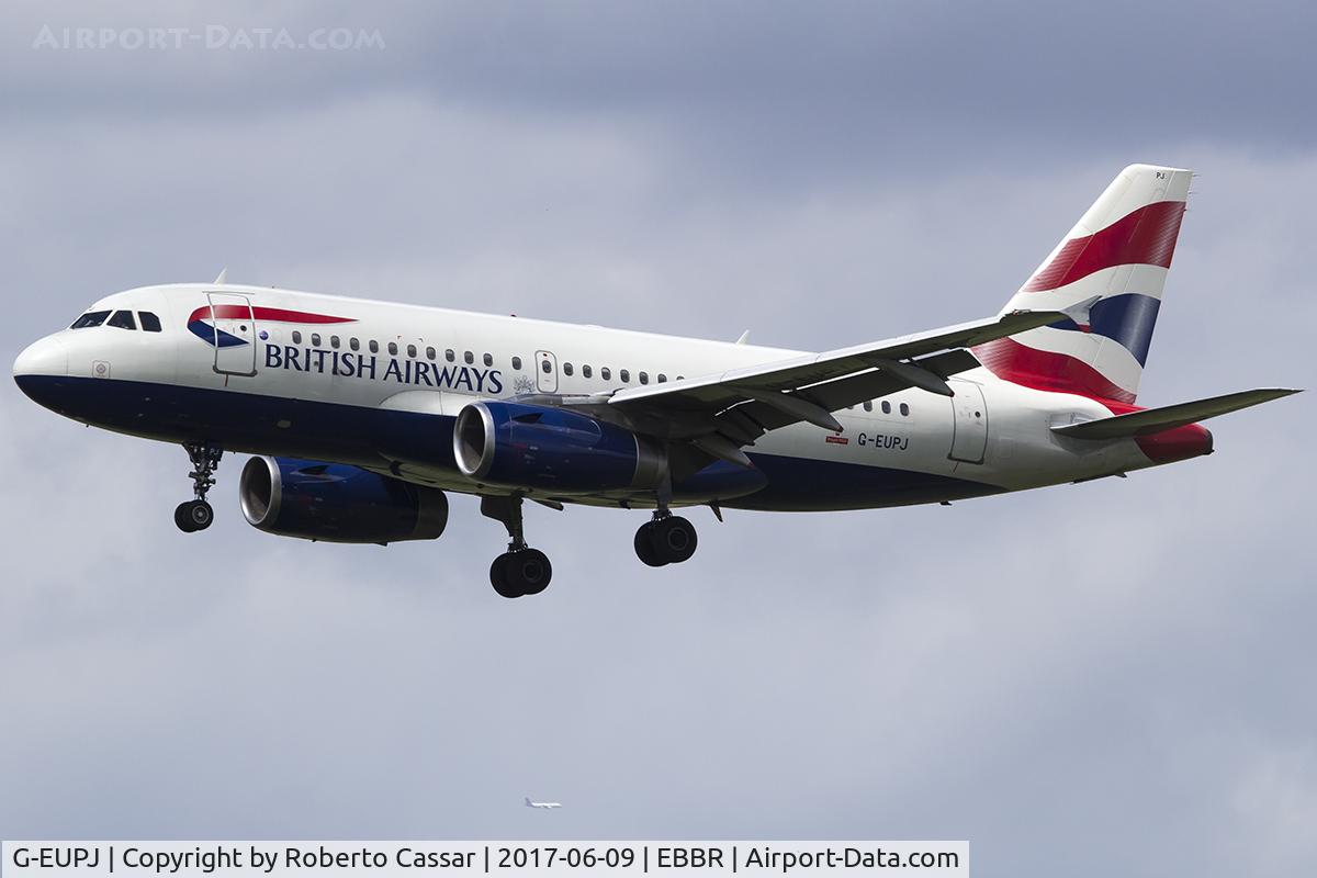 G-EUPJ, 2000 Airbus A319-131 C/N 1232, Brussels
