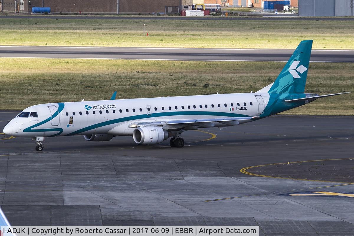 I-ADJK, 2009 Embraer 195LR (ERJ-190-200LR) C/N 19000245, Brussels