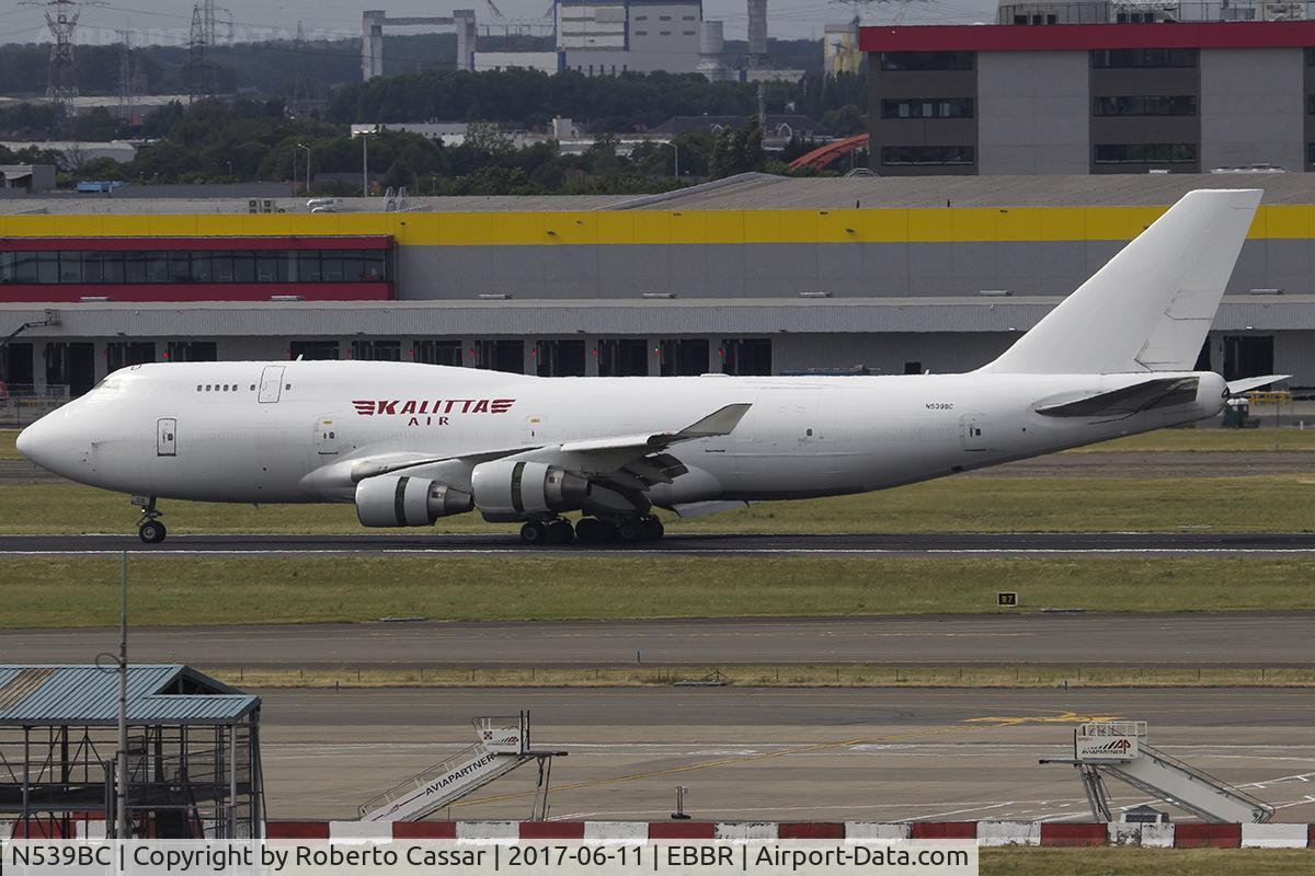 N539BC, 1992 Boeing 747-4B5 BDSF C/N 26395, Brussels