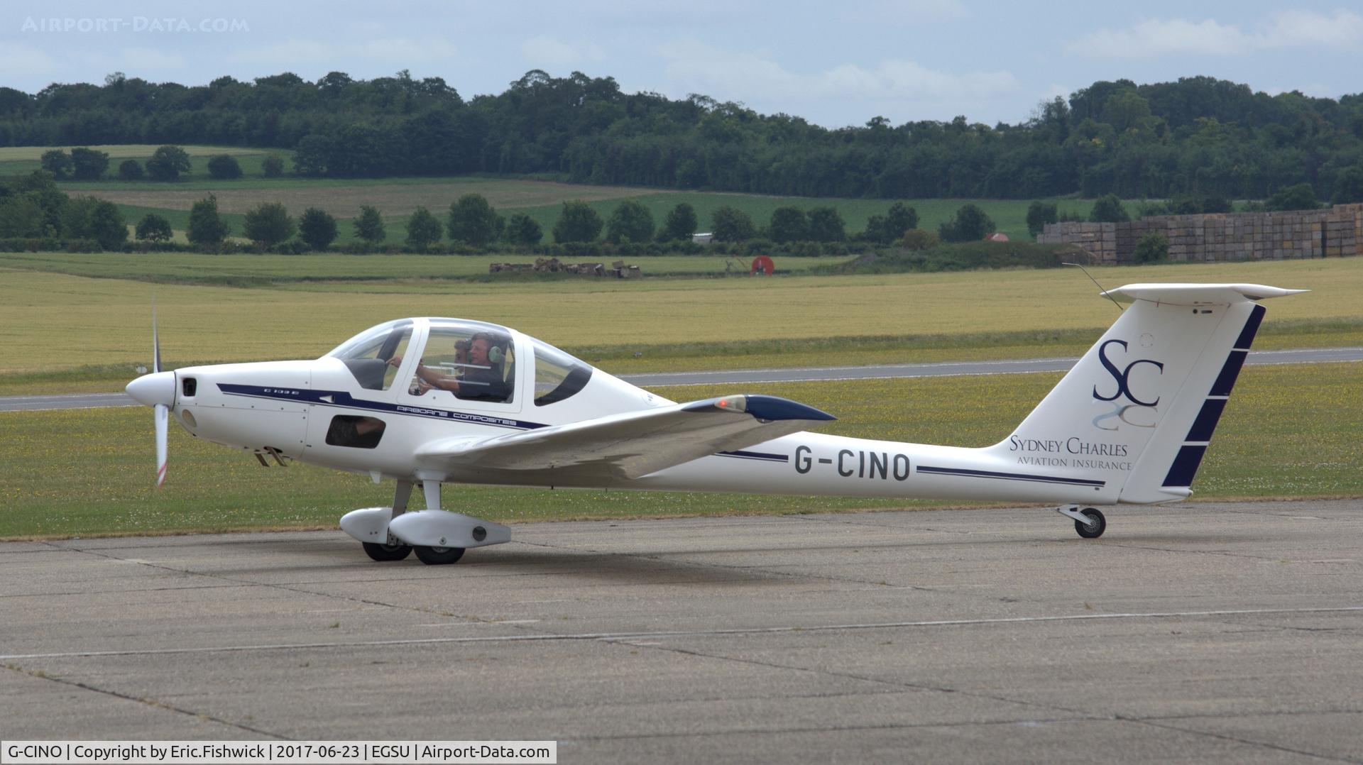 G-CINO, 1985 Grob G-109B C/N 6355, 1. G-CINO visiting The Imperial War Museum, Duxford, June, 2017.