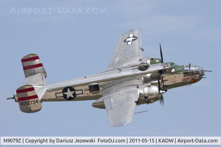 N9079Z, 1944 North American TB-25N Mitchell C/N 108-34009, North American TB-25N Mitchell Panchito CN 44-30734, N9079Z