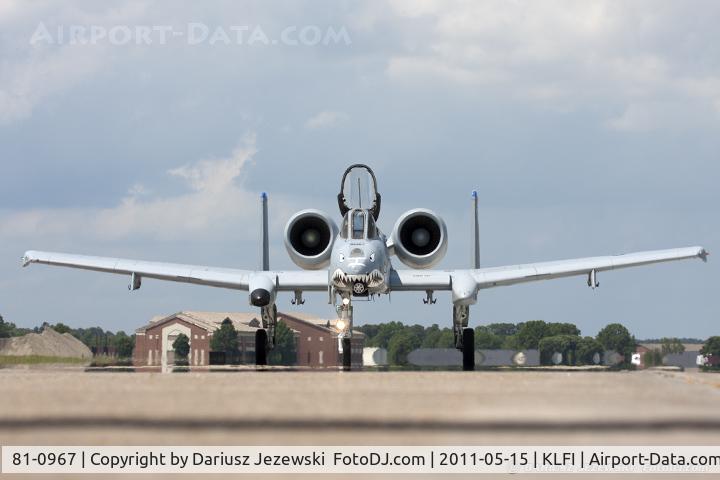 81-0967, 1981 Fairchild Republic A-10C Thunderbolt II C/N A10-0662, A-10C Thunderbolt 81-0967 FT from 74th FS Flying Tigers 23rd FW Pope AFB, NC