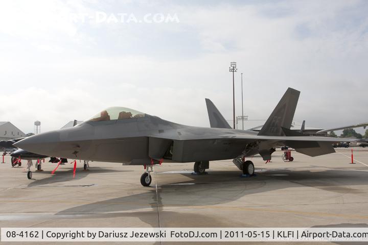 08-4162, Lockheed Martin F-22A Raptor C/N 4162, F-22 Raptor 08-4162 FF from 94th FS Hat in the Ring 1st FW Langley AFB, VA