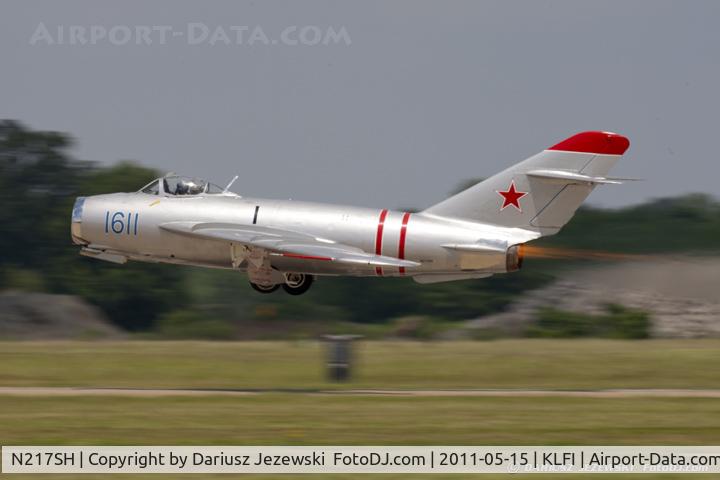 N217SH, 1959 PZL-Mielec Lim-5 (MiG-17F) C/N 1C1611, PZL Mielec Lim-5 (MiG-17F) CN 1C1611, N217SH