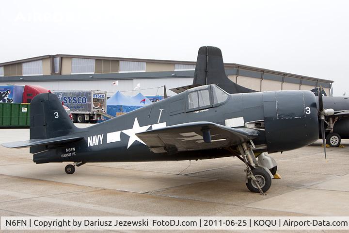 N6FN, 2005 Grumman F6F-5N Hellcat (Replica) C/N 1, Sparling Elwin E Hellcat CN 1 - Quonset Air Museum, N6FN