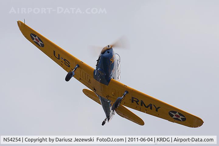 N54254, 1941 Fairchild M-62A-3 Cornell II C/N T42-1831, Fairchild M-62A-3 CN T-42-1831, N54254