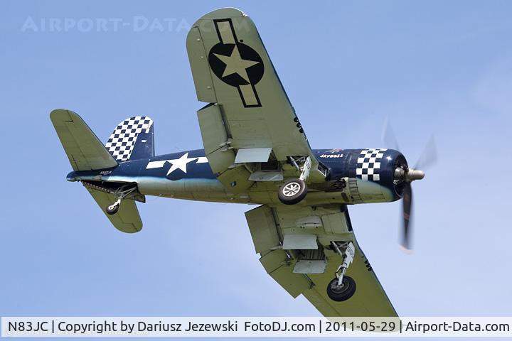 N83JC, 1943 Goodyear FG-1D Corsair C/N 67089, Goodyear FG-1D Corsair Skyboss CN 67089, NX83JC