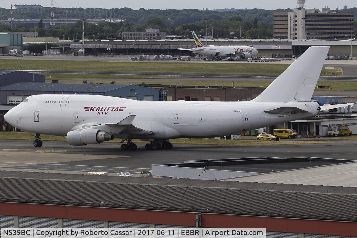 N539BC, 1992 Boeing 747-4B5 BDSF C/N 26395, Brussels