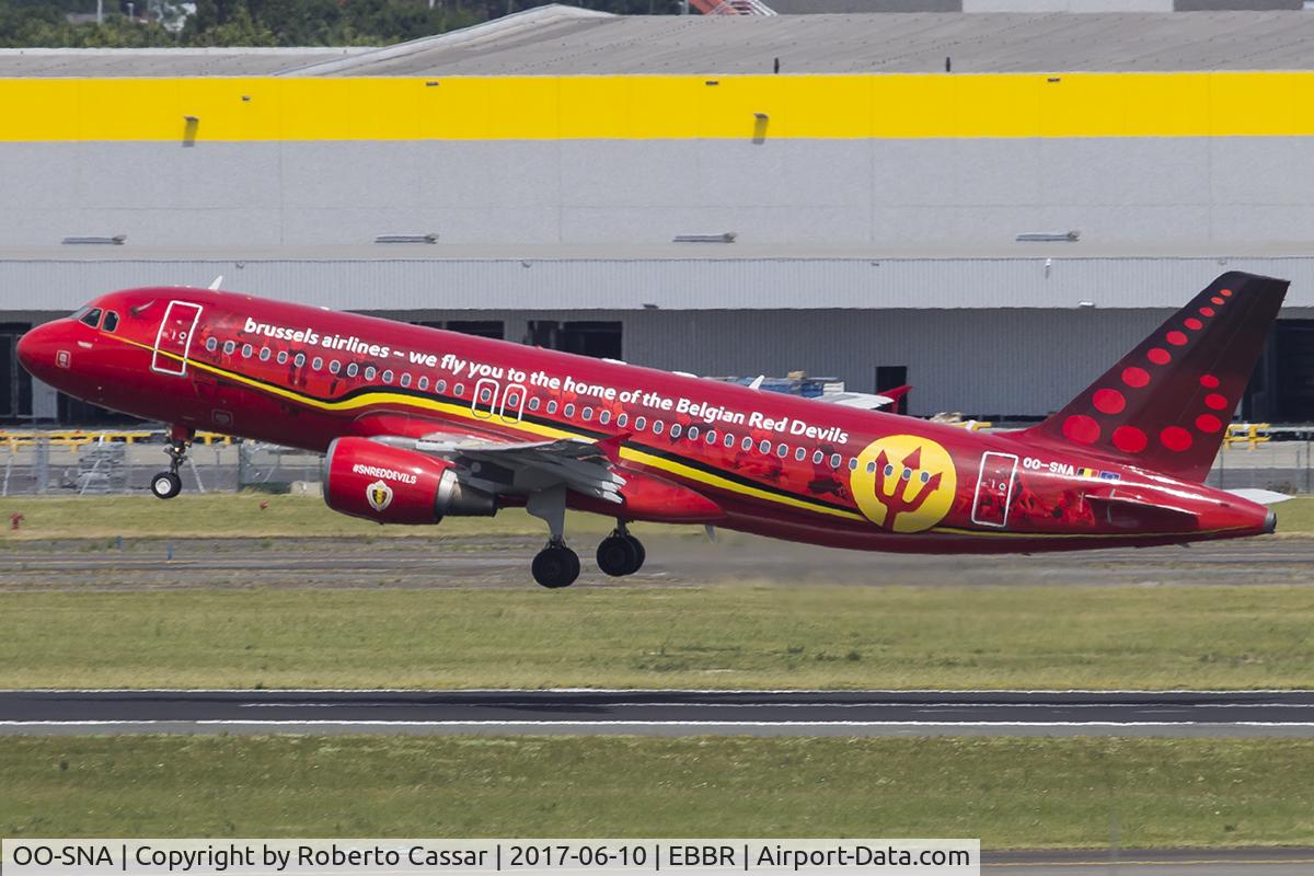 OO-SNA, 2001 Airbus A320-214 C/N 1441, Brussels