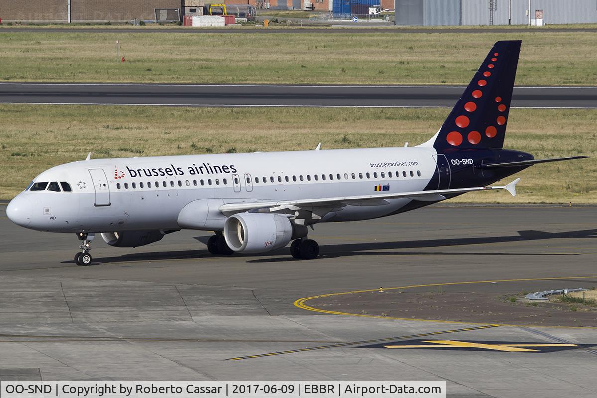 OO-SND, 2002 Airbus A320-214 C/N 1838, Brussels