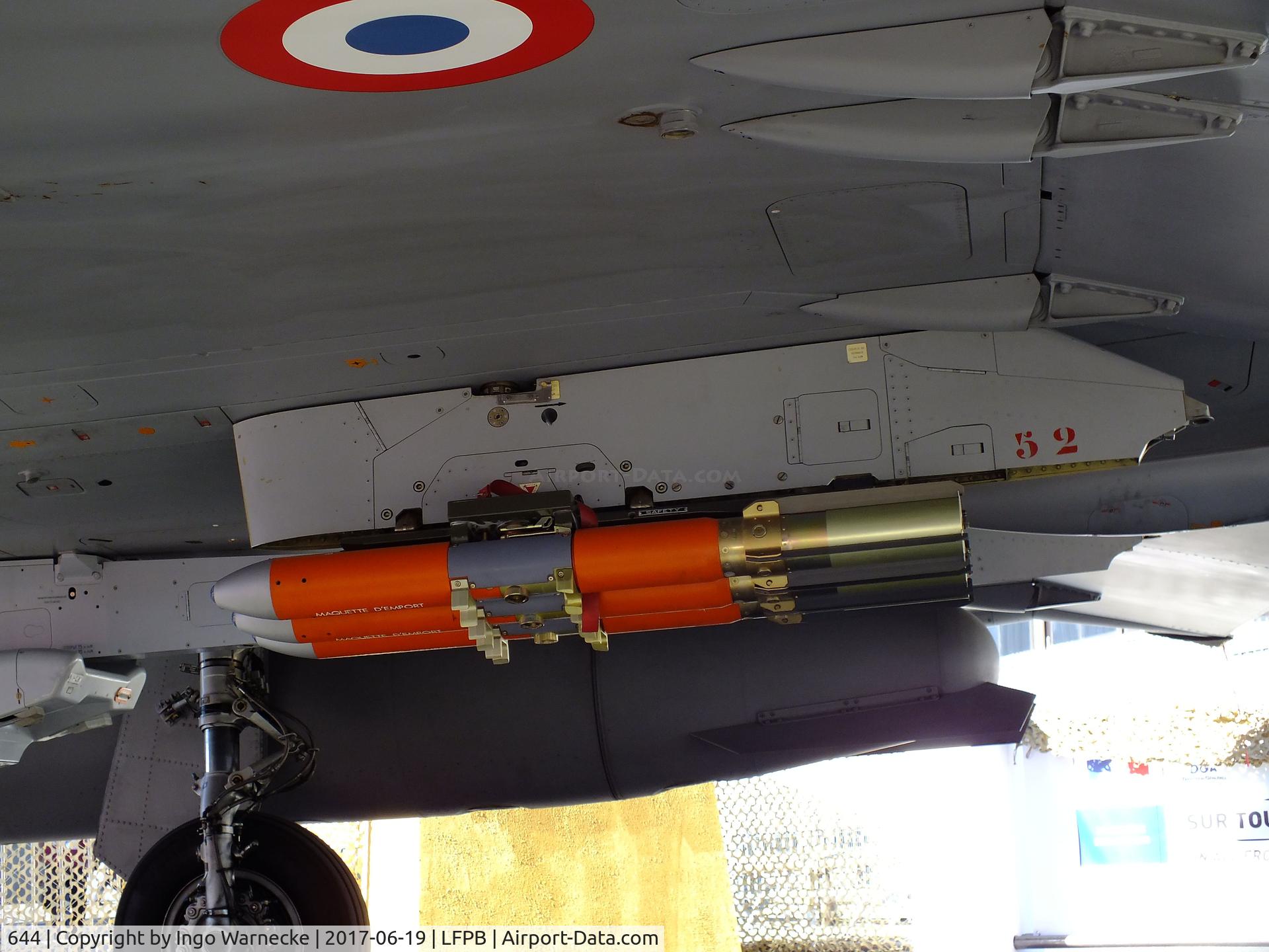 644, Dassault Mirage 2000D C/N 454, Dassault Mirage 2000 D of the DGA (Direction générale de l'Armement) at the Aerosalon 2017, Paris