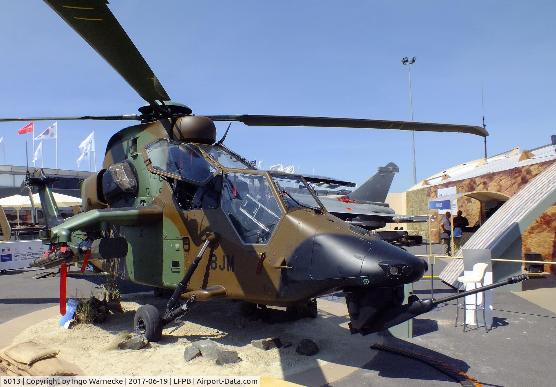 6013, Eurocopter EC-665 Tigre HAD C/N 6013, Eurocopter EC665 Tigre / Tiger HAD of the ALAT (french Army Aviation) at the Aerosalon 2017, Paris