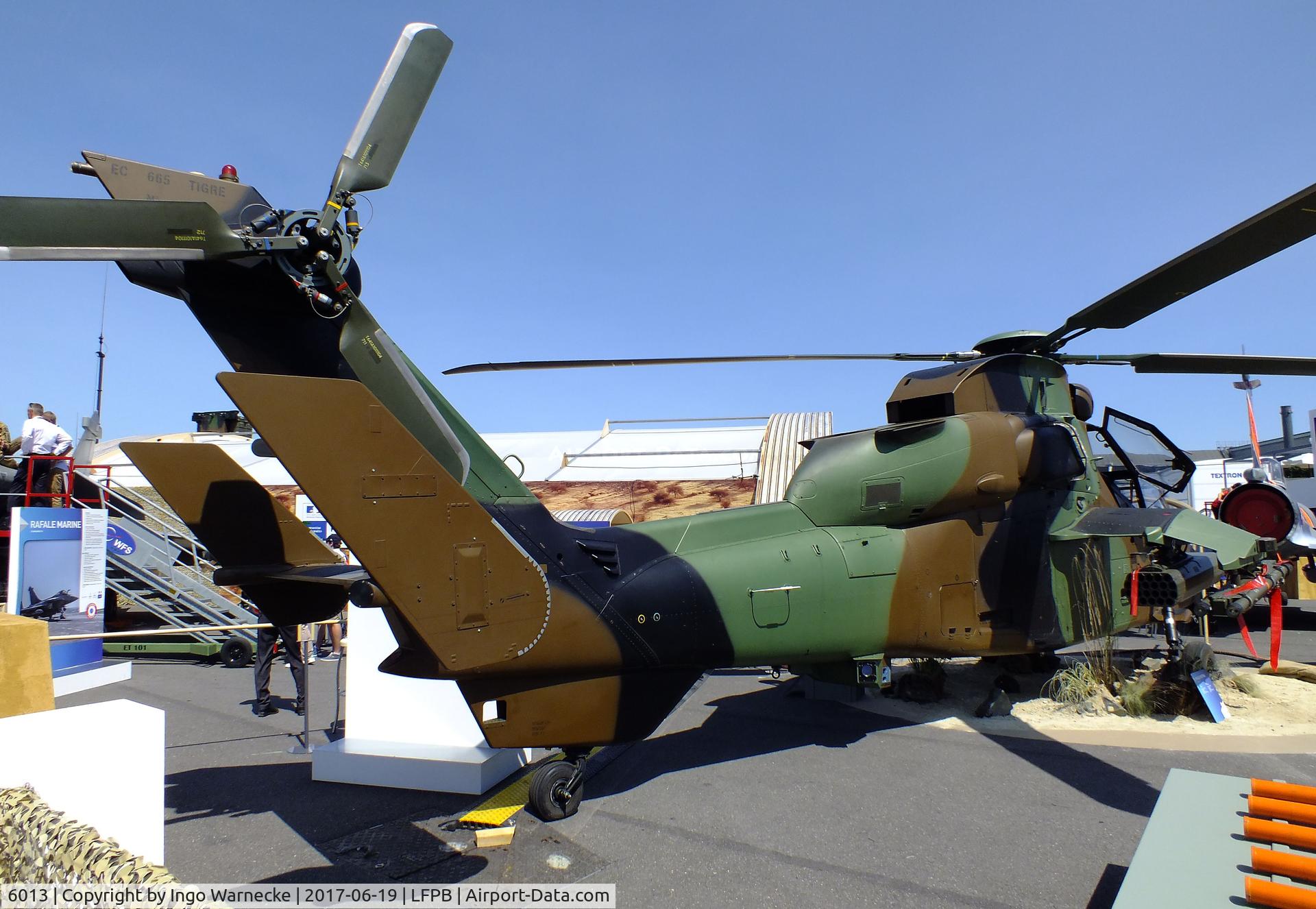6013, Eurocopter EC-665 Tigre HAD C/N 6013, Eurocopter EC665 Tigre / Tiger HAD of the ALAT (french Army Aviation) at the Aerosalon 2017, Paris