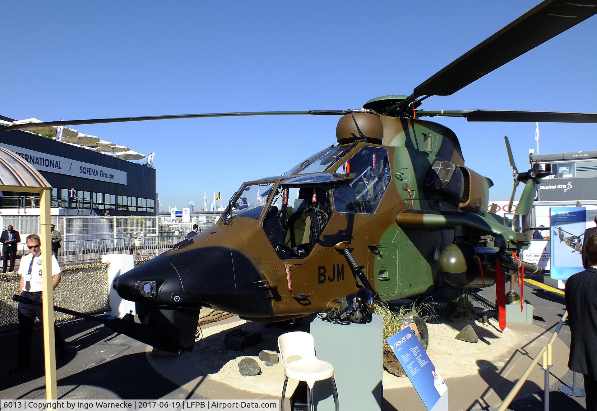 6013, Eurocopter EC-665 Tigre HAD C/N 6013, Eurocopter EC665 Tigre / Tiger HAD of the ALAT (french Army Aviation) at the Aerosalon 2017, Paris