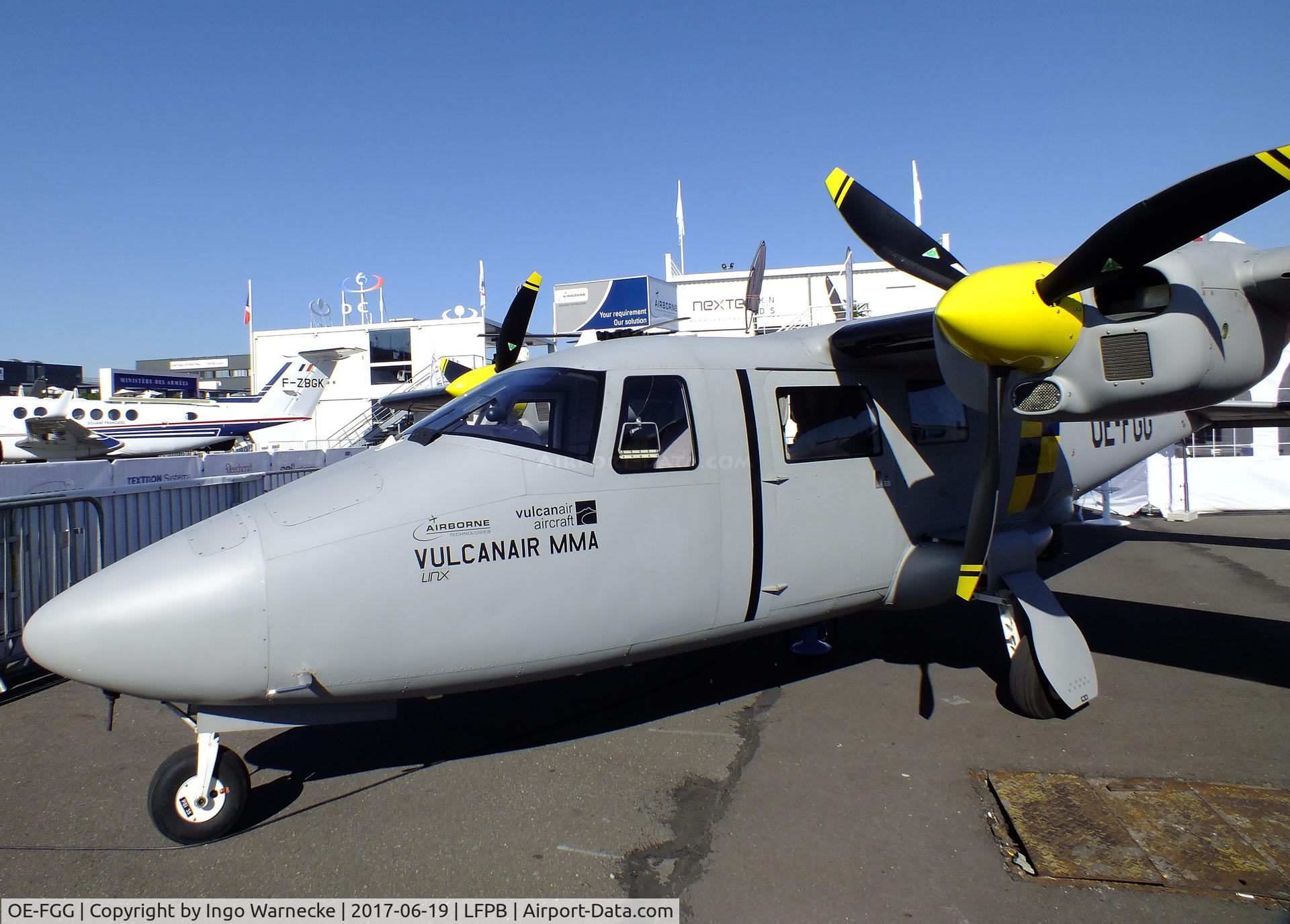 OE-FGG, 2010 Vulcanair P-68R Victor C/N 457/R, Vulcanair P.68R Victor MMA at the Aerosalon 2017, Paris