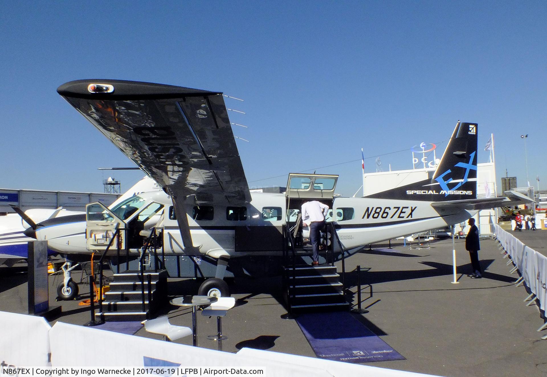 N867EX, 2014 Cessna 208B Grand Caravan EX C/N 208B5162, Cessna 208B Grand Caravan EX at the Aerosalon 2017, Paris