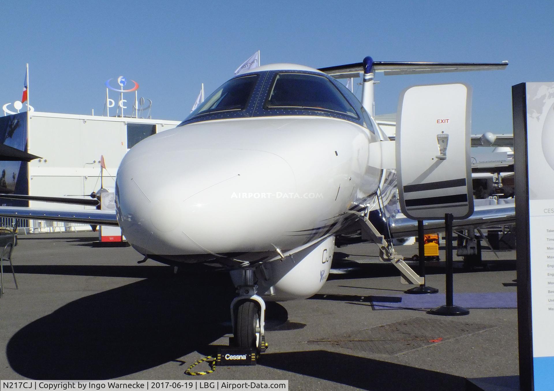 N217CJ, 2016 Cessna 525C CitationJet CJ4 C/N 525C-0217, Cessna 525C CitationJet CJ4 ASIO (Airborne Surveillance, Intelligence and Observation Solution) at the Aerosalon 2017, Paris