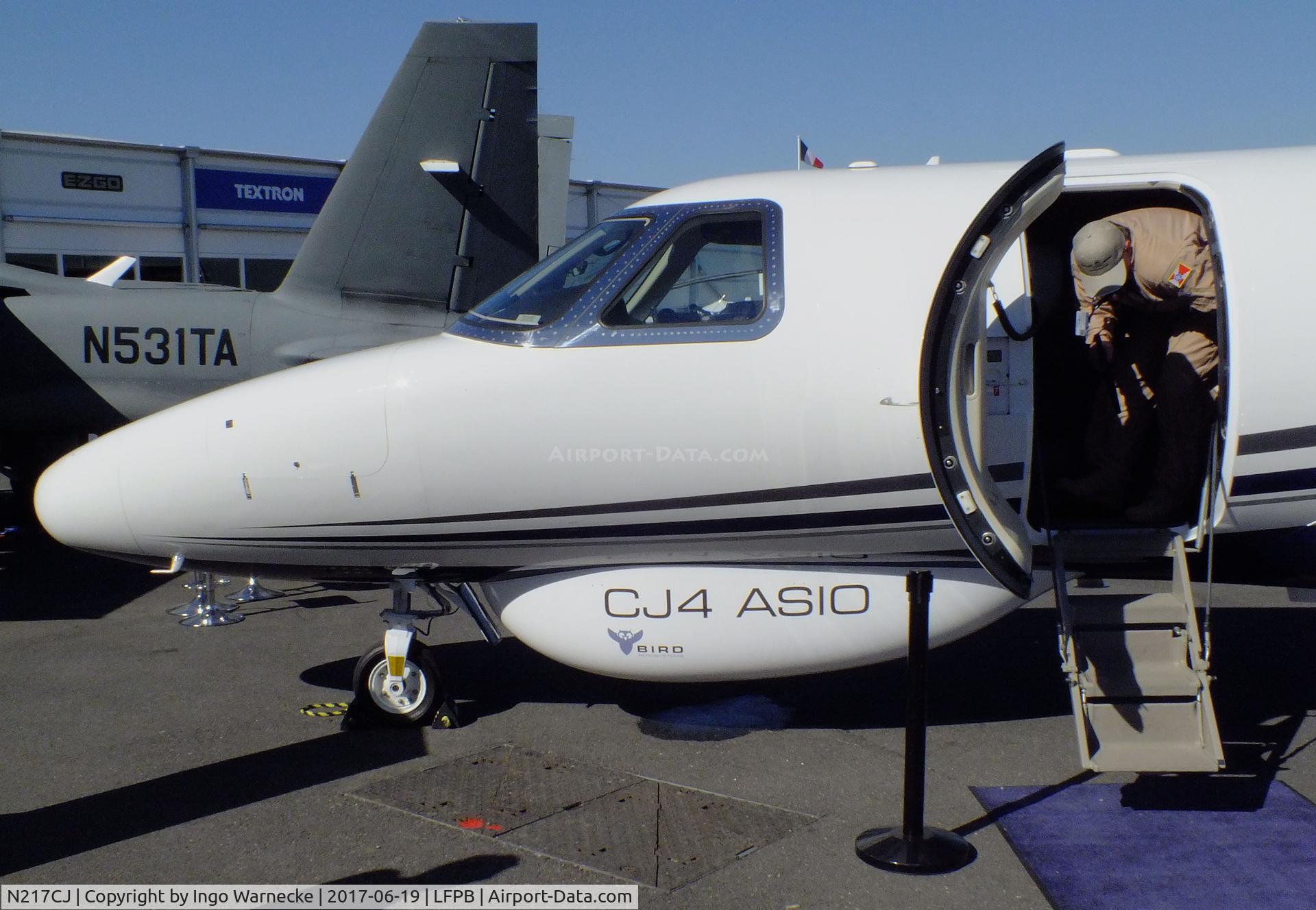 N217CJ, 2016 Cessna 525C CitationJet CJ4 C/N 525C-0217, Cessna 525C CitationJet CJ4 ASIO (Airborne Surveillance, Intelligence and Observation Solution) at the Aerosalon 2017, Paris