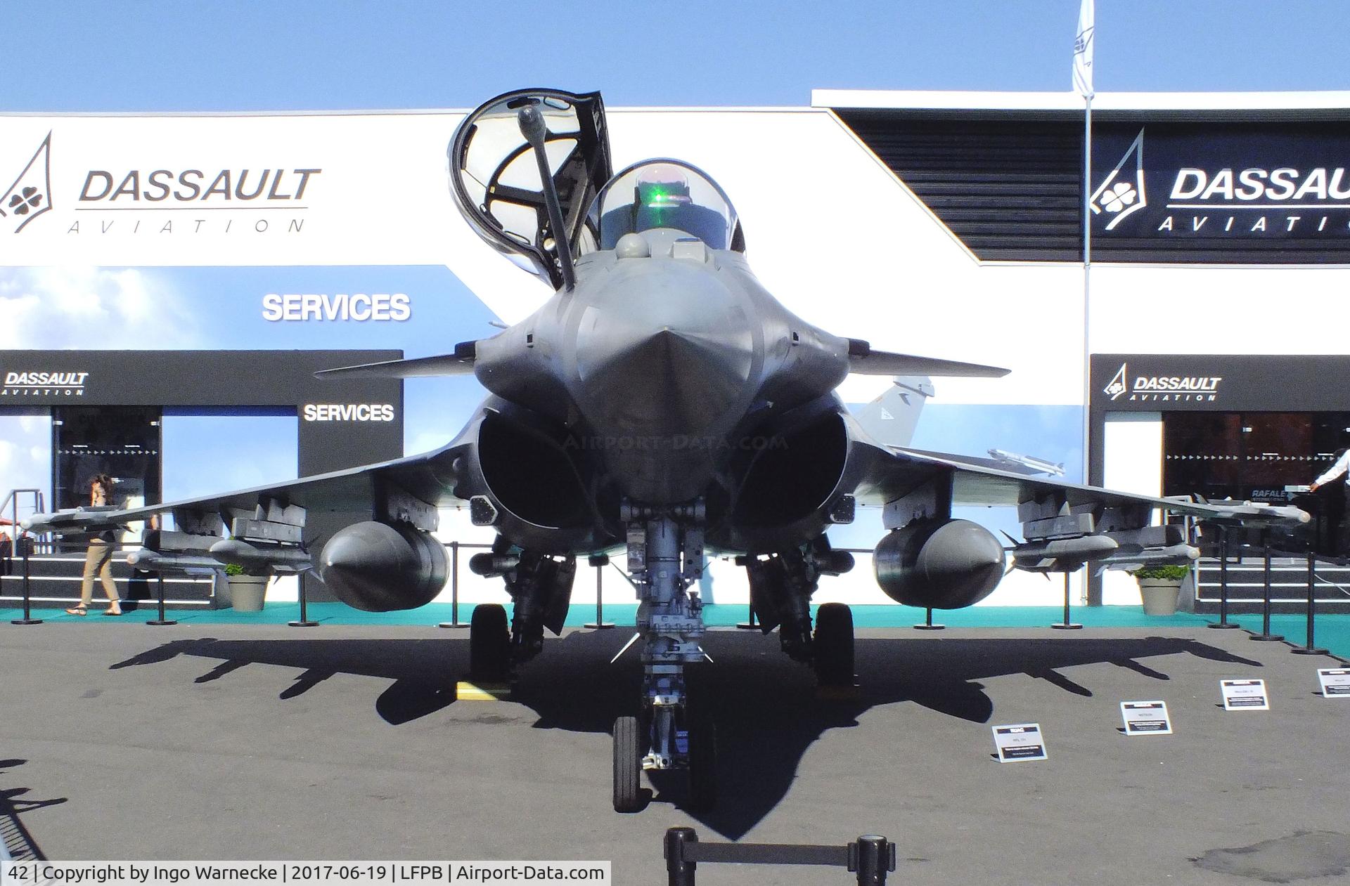 42, 2015 Dassault Rafale M C/N 42, Dassault Rafale M of the Aeronautique Navale at the Aerosalon 2017, Paris
