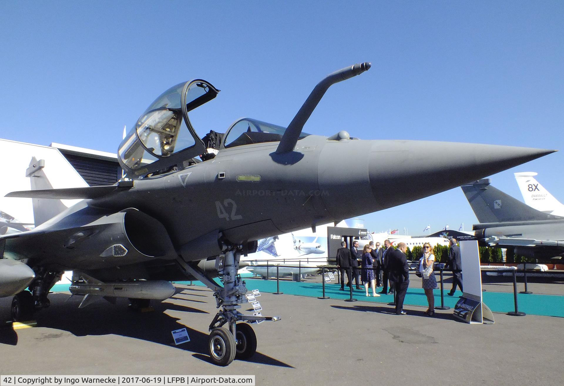 42, 2015 Dassault Rafale M C/N 42, Dassault Rafale M of the Aeronautique Navale at the Aerosalon 2017, Paris